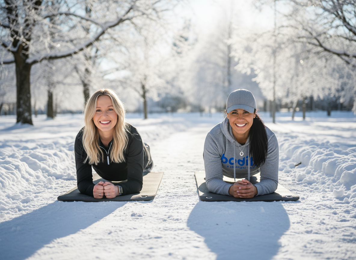 Bodily KROPP, kost- och träningsprogram online kan du träna utomhus eller hemma bara du får det gjort.  Med eller utan redskap. 
