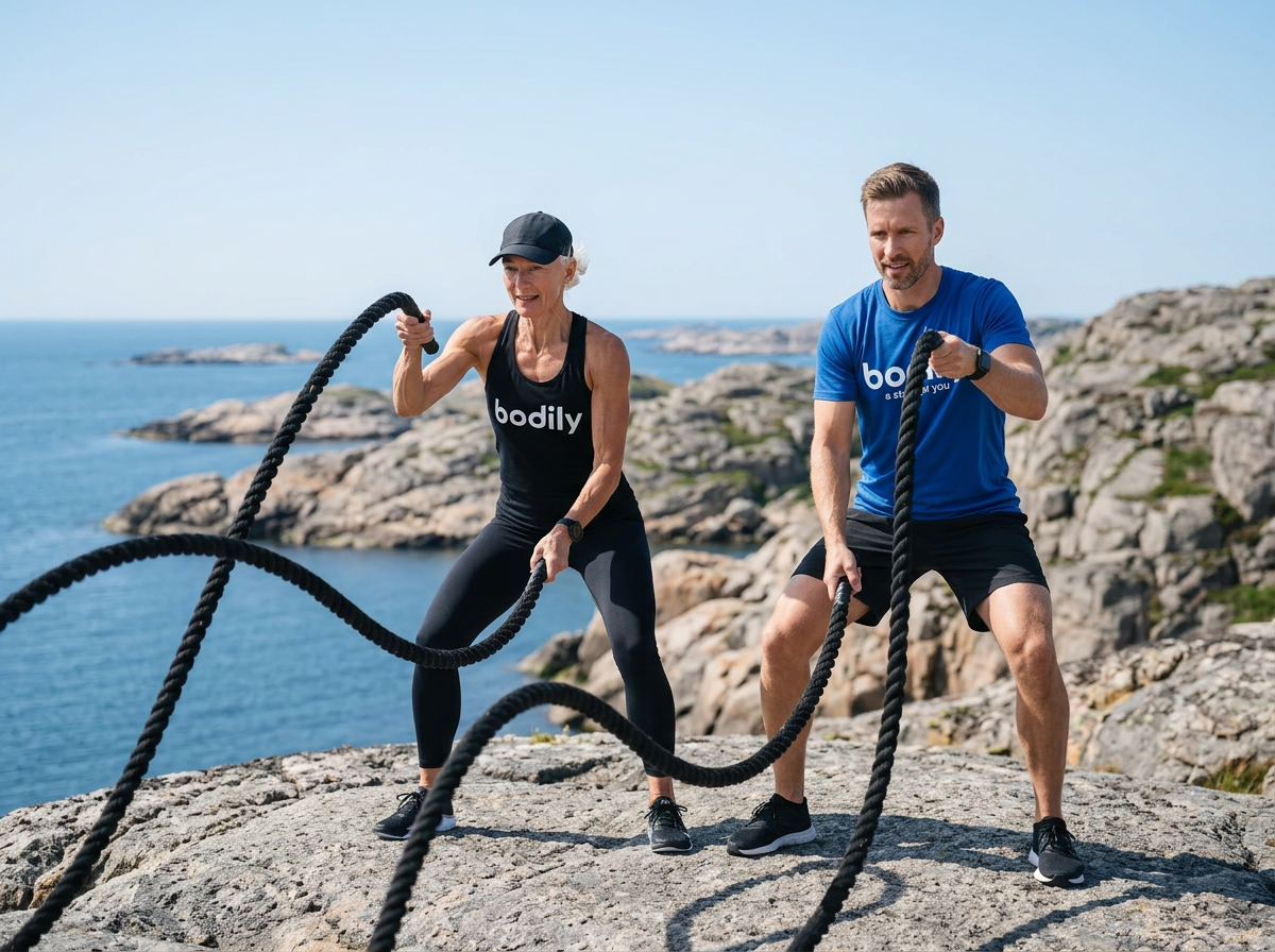Bodily REP, kost- och träningsprogram online kan du träna utomhus eller hemma bara du får det gjort. 