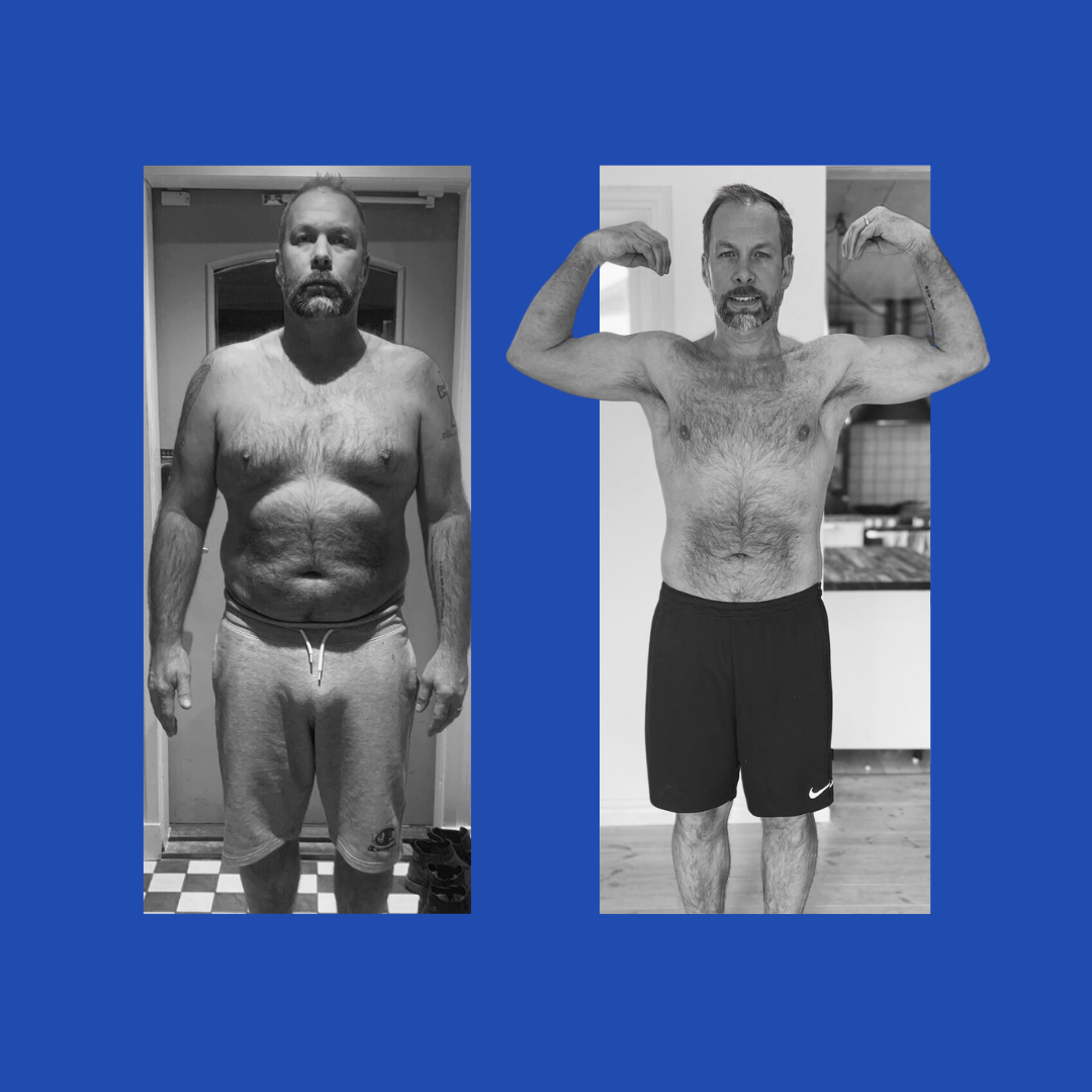 Programmen i Bodily Change leder till tydliga resultat med hälsosam viktnedgång och styrka. 