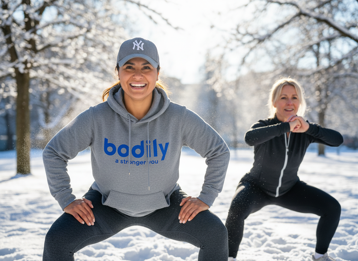 Bodily kost- och träningsprogram online BALANS ger varierande träning för både inomhus och utomhus.
