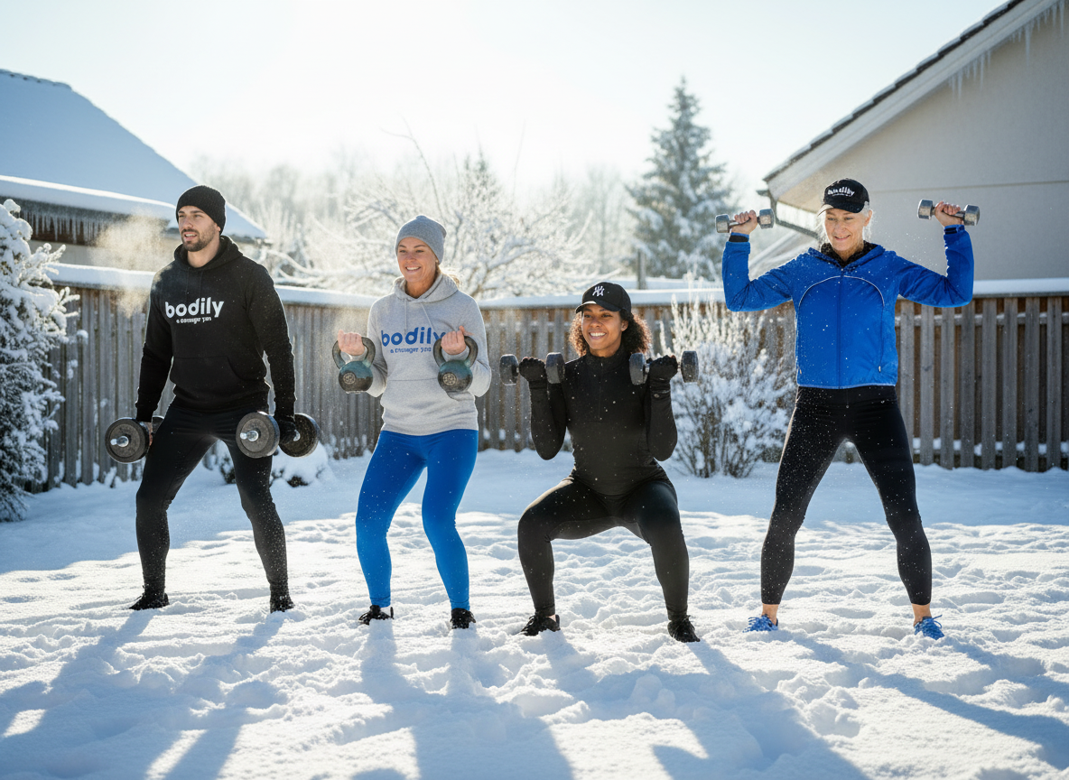 Bodily kost- och träningsprogrammet online KOMBO ger träning för hela kroppen med löpning, battle rope, vikter och gummiband. 