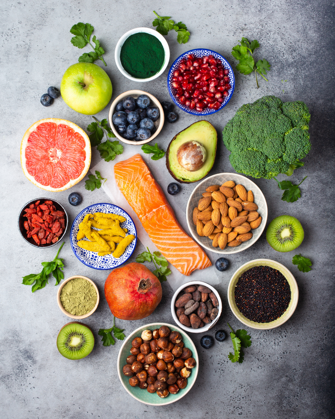 Varierade måltider och mellanmål i Bodilykosten innehåller bra fett, fullvärdigt protein och fiberrika kolhydrater.