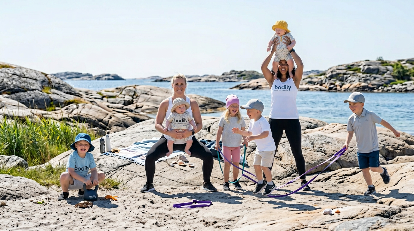 Bodily kost- och träningsprogram passar i alla livets faser även gravida, föräldrar med småbarn. 