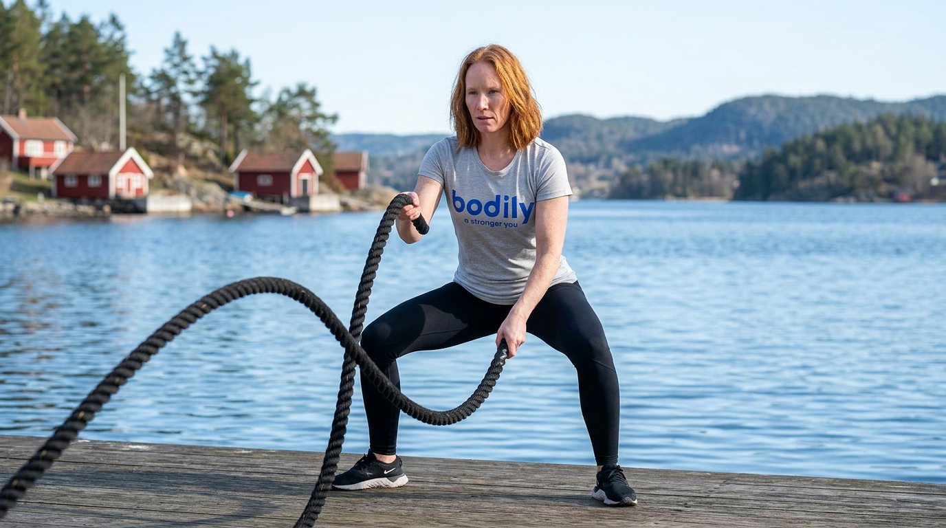 Bodily kost- och träningsprogram online REP ger varierande träning för både inomhus och utomhus. 