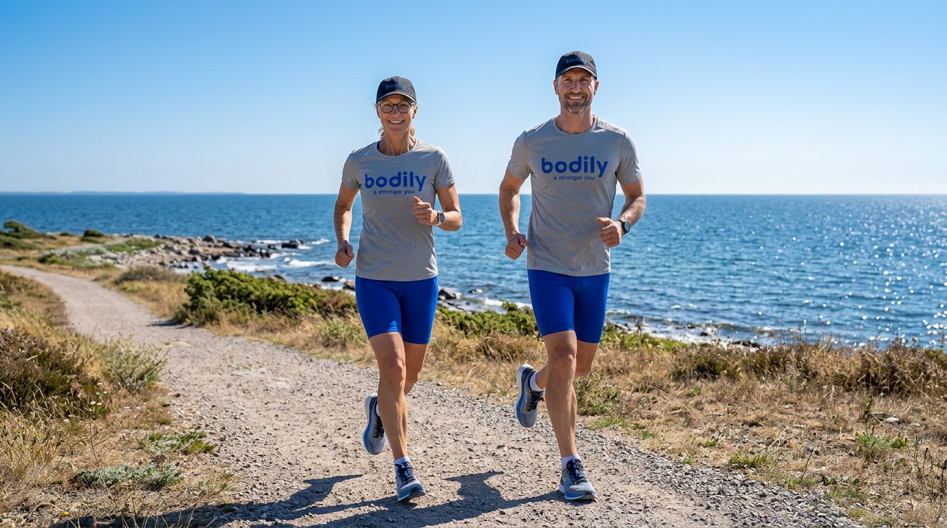 Bodily kost- och träningsprogram online program LÖPNING i kategori Bodily Routine skapar uthållighet och styrka i vardagen.  