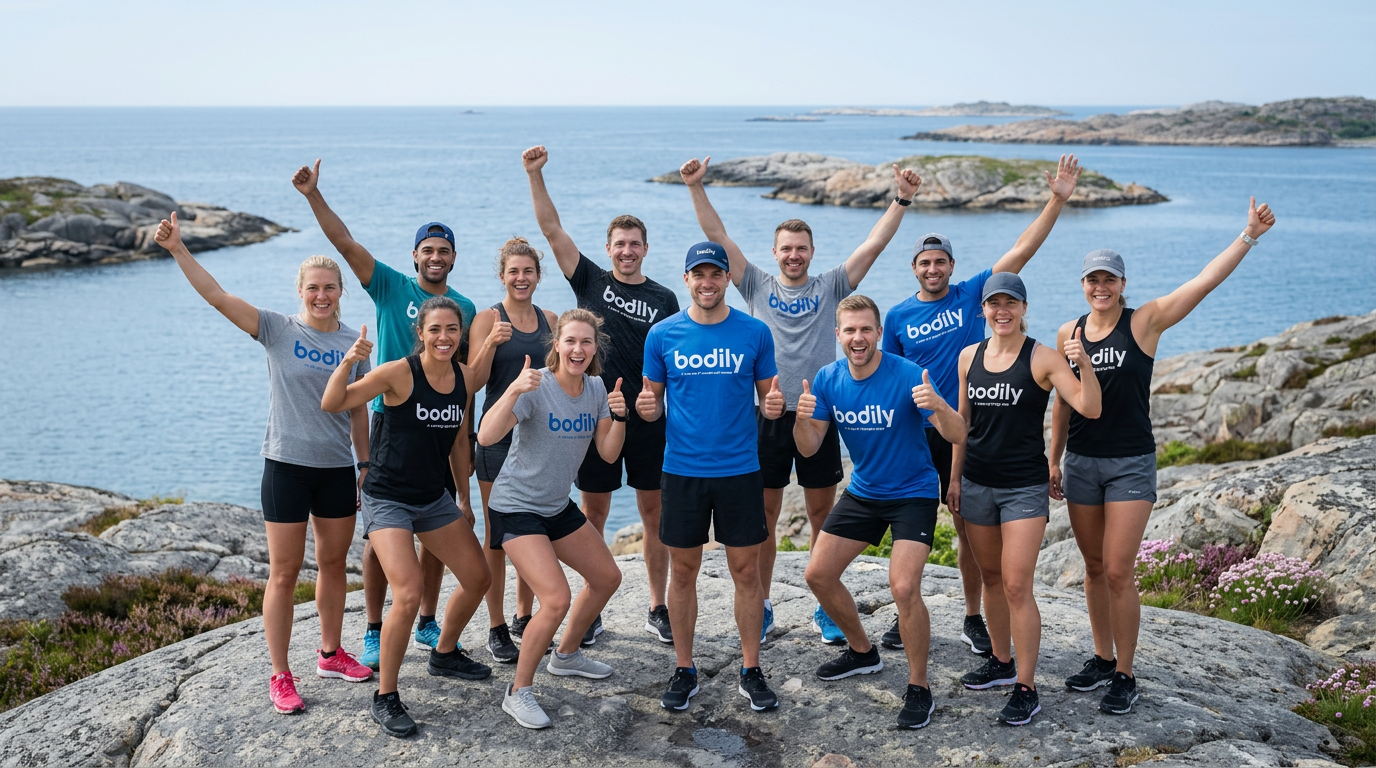 Team Bodily peppar, stöttar, coachar och svarar på frågor hela vägen i alla kost- och träningsprogram. 