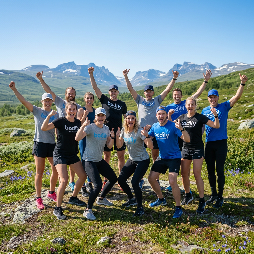 Bodilys coacher peppar och coachar deltagarena hela resa i Bodily kost- och träningsprogram online. 