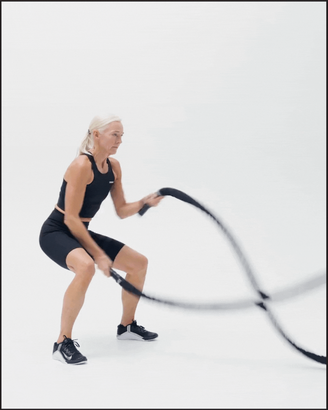 Instruktionsvideo för HIIT-pass från Bodilys träningsprogram hemma. Allt finns i bodilyappen.