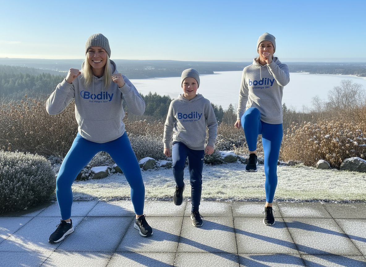 Med Bodily kost- och träningsprogram online får du träning och mat som passar hela familjen.