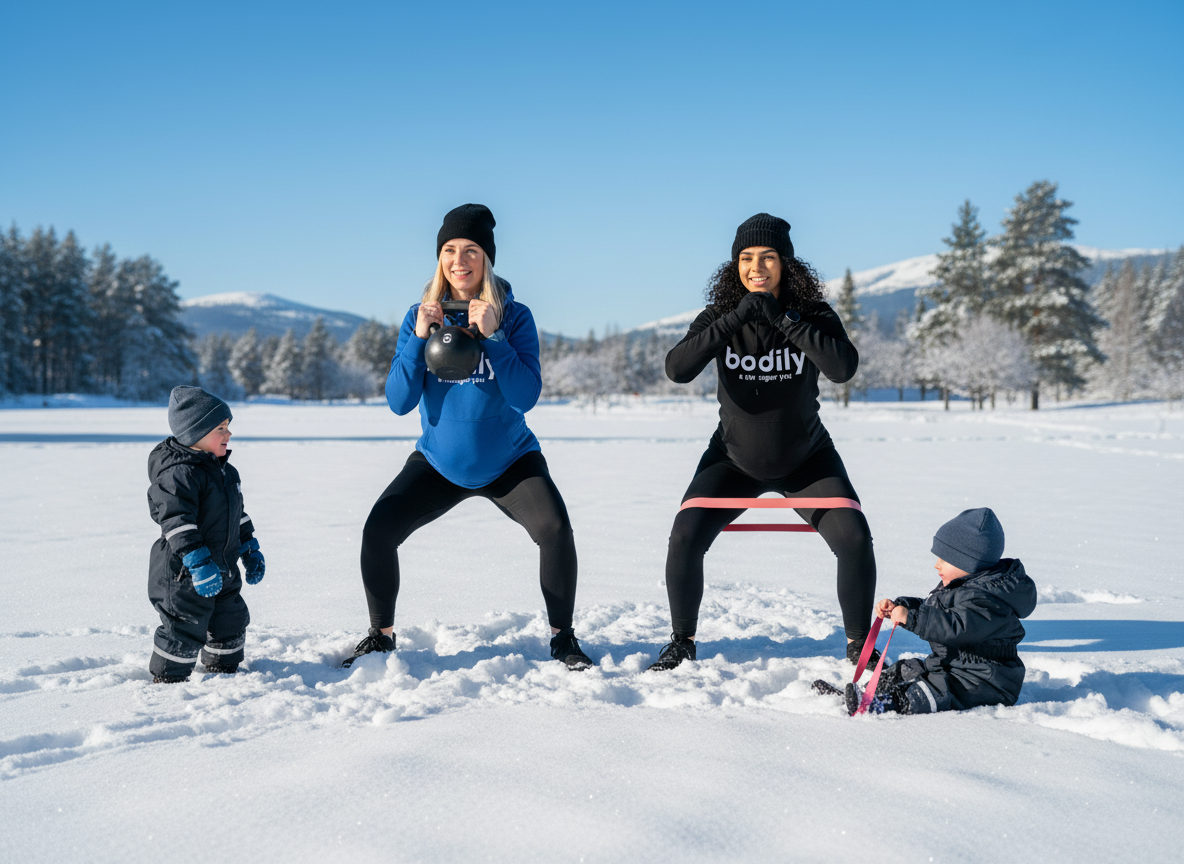 Träning för graviditet, nybliven mamma och småbarnsliv – trygg och anpassad träning med Bodily