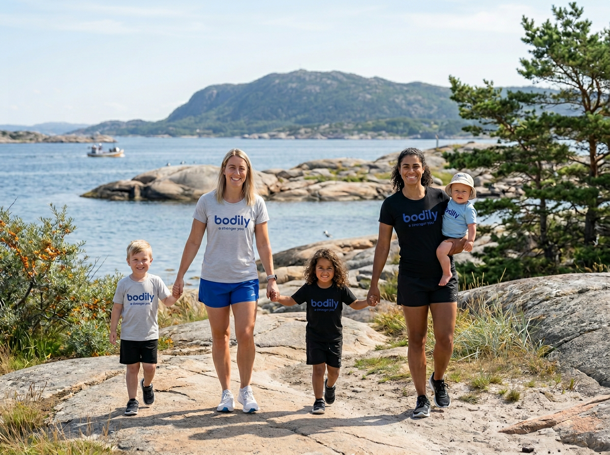 Träning för graviditet, nybliven mamma och småbarnsliv – trygg och anpassad träning med Bodily. 